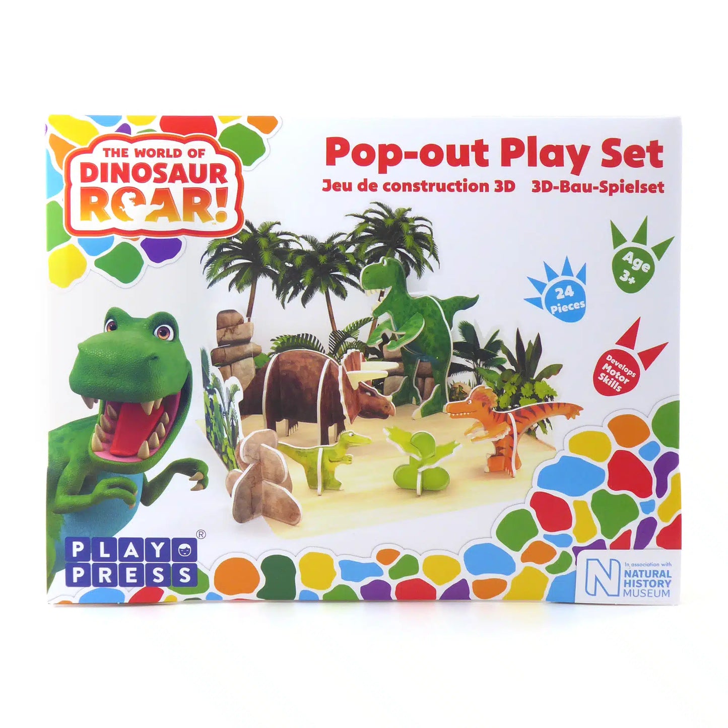 Dinosaur Roar! Pop-out Play Set